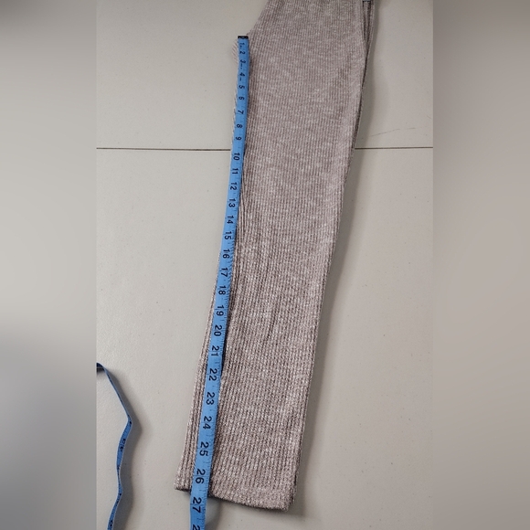 Gymshark Women's Ribbed Fitted Pull On Drawstring Waist High Rise Pants Size S - Picture 14 of 14